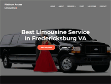 Tablet Screenshot of platinumaccesslimos.com
